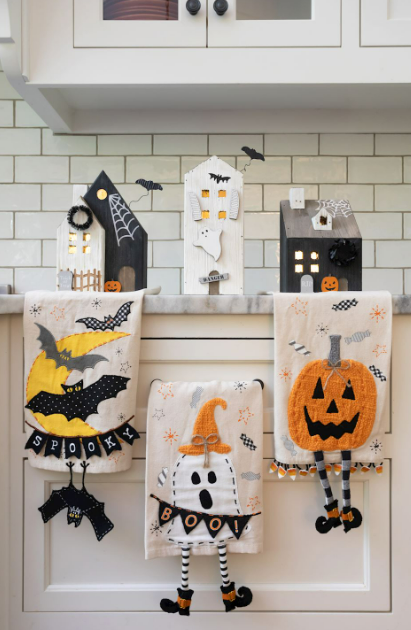 Towel - Halloween Dangle Legs - Findlay Rowe Designs