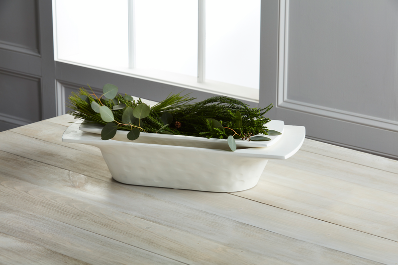 Mud Pie - Dough Bowl - Large White - Findlay Rowe Designs