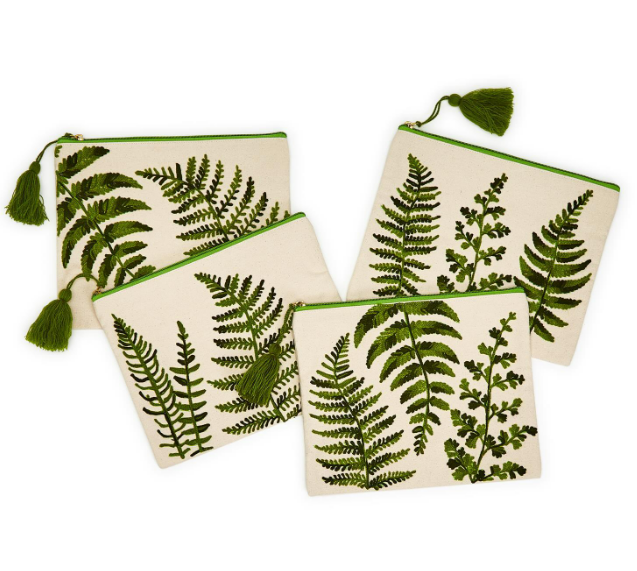Pouch - Cotton Canvas - Fanciful Fern - Findlay Rowe Designs