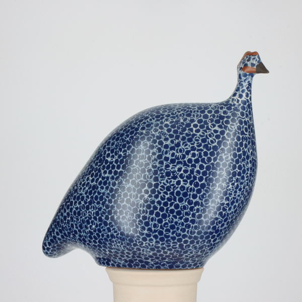 Guinea Fowl - Small - Matte Blue Speckled White - Findlay Rowe Designs