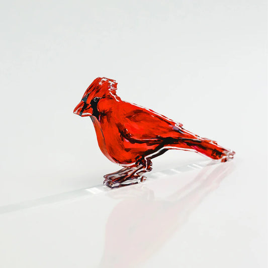 Lauren Dunn - Acrylic Block - Messenger Cardinal