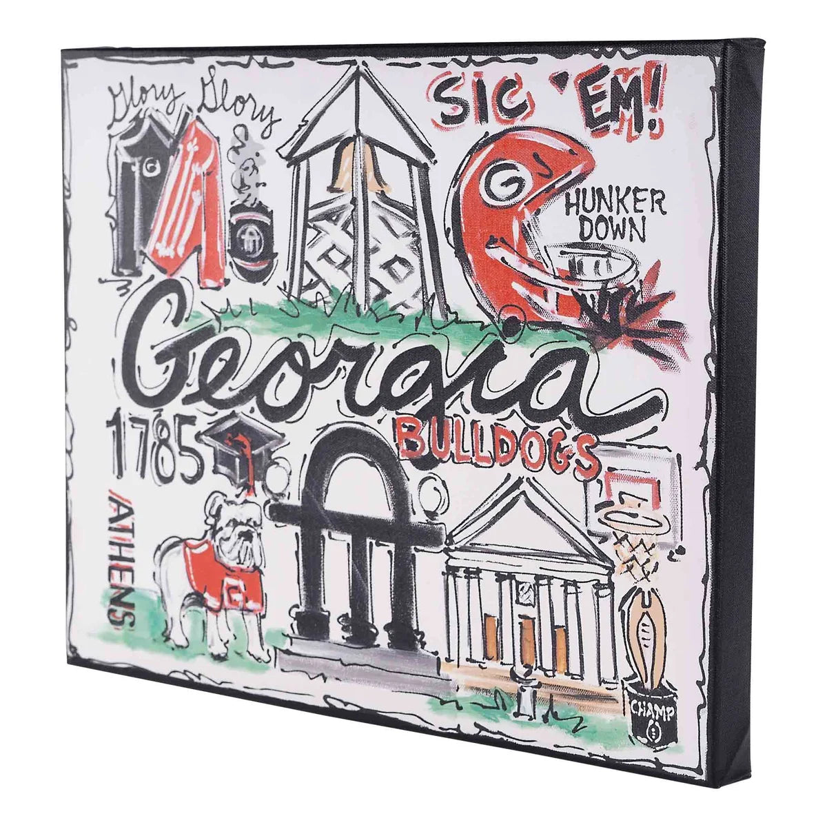 Glory Haus - Art Canvas - Landmark UGA