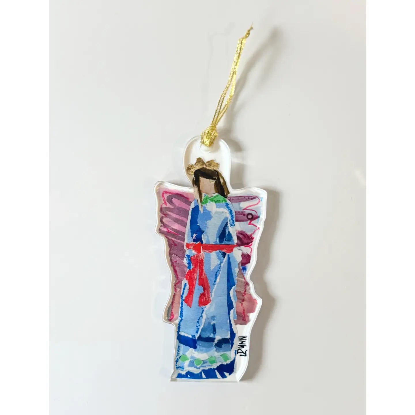 Lauren Dunn - Acrylic Ornament - Angel