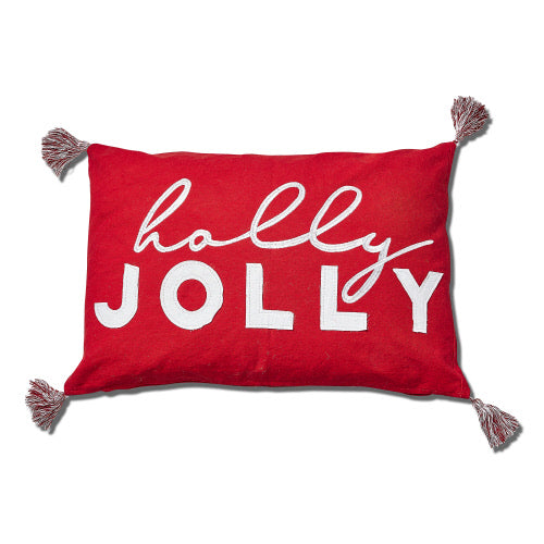 Pillow - Holly Jolly - Red - Findlay Rowe Designs