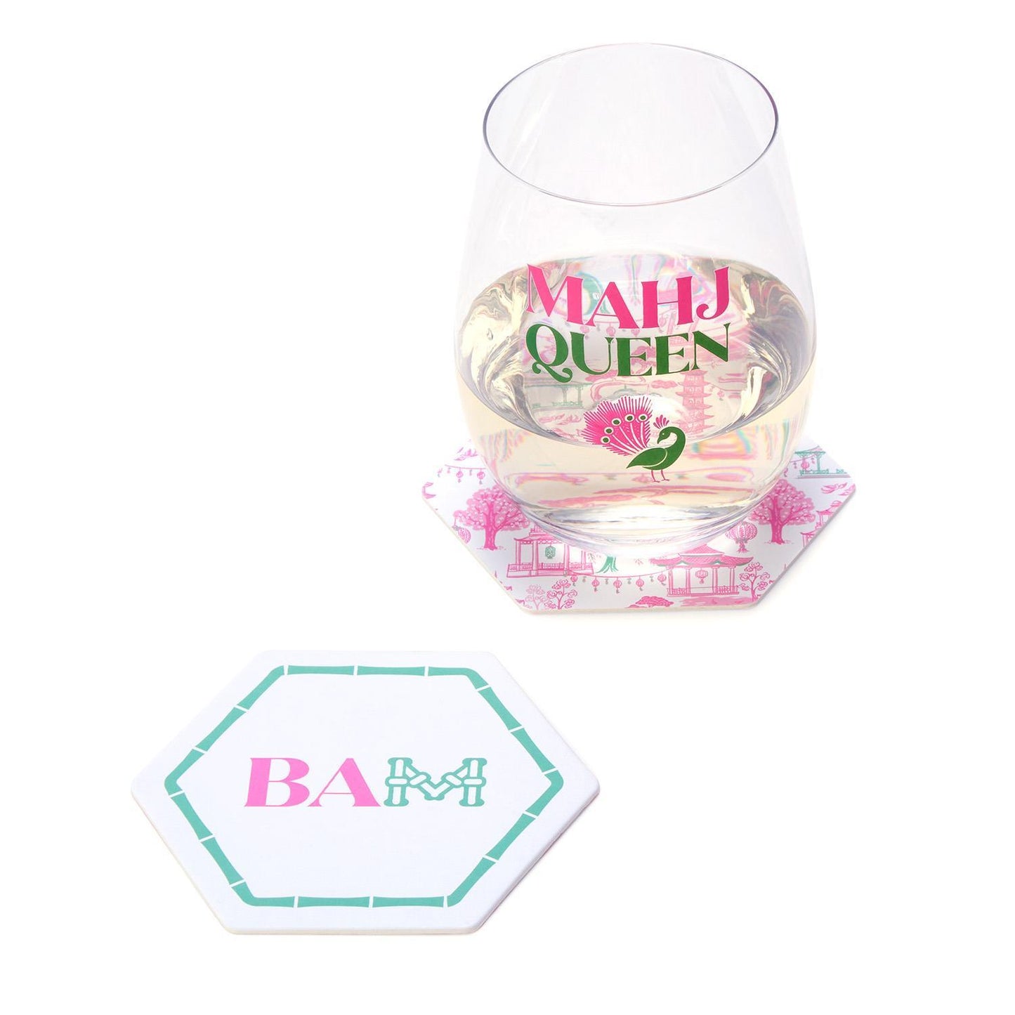 Paper Coasters in Gift Box - Let's Mahj