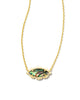 Kendra Scott - Genevieve Gold Short Pendant Necklace - Abalone - Findlay Rowe Designs
