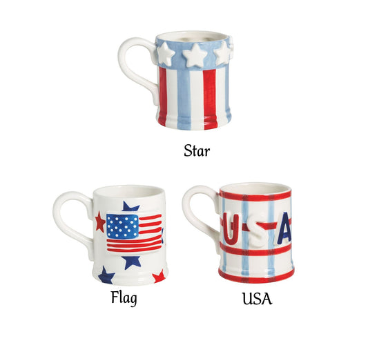 Mud Pie - Coffee Mug - Americana - Findlay Rowe Designs