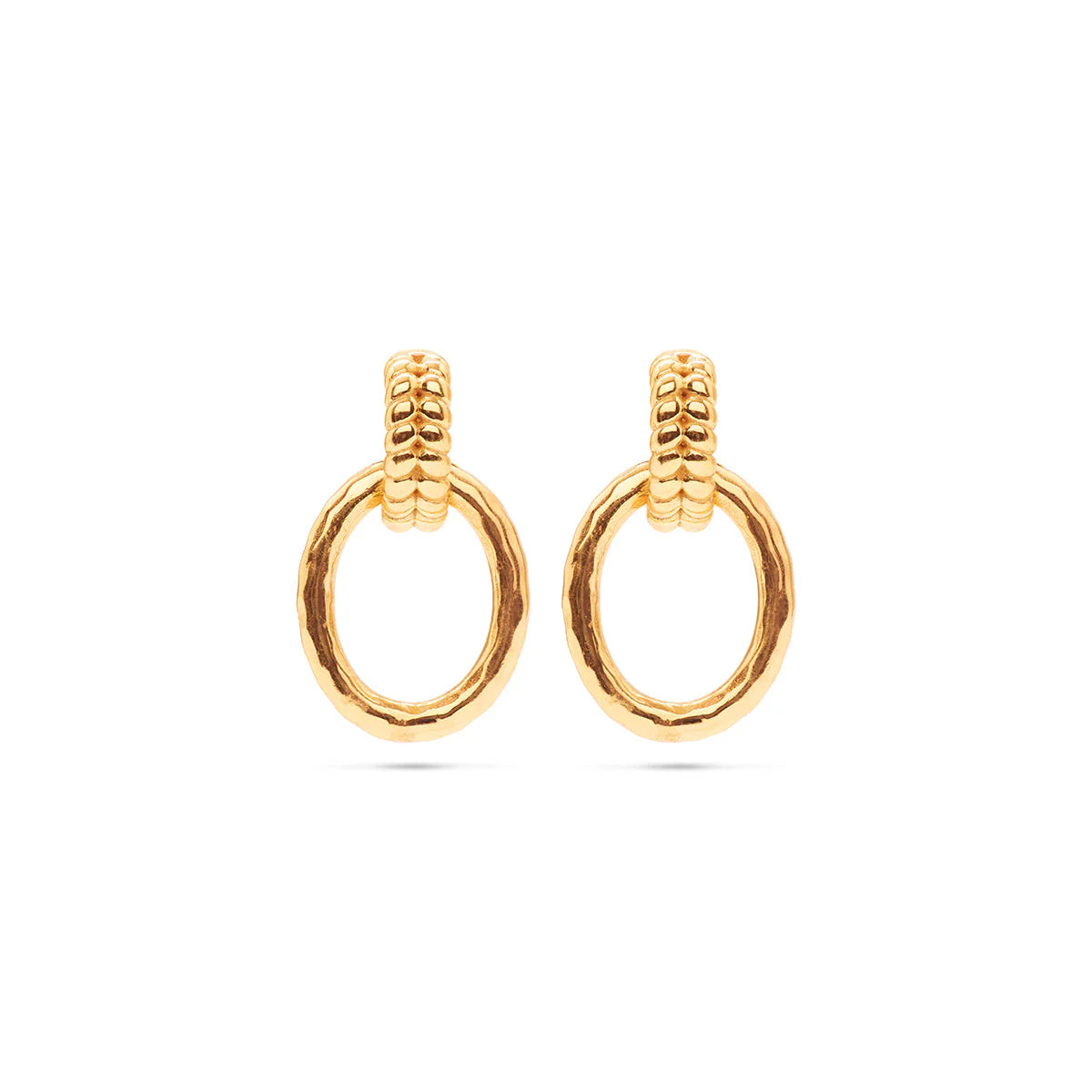 Earrings - Cleopatra Regal Link - Gold - Findlay Rowe Designs
