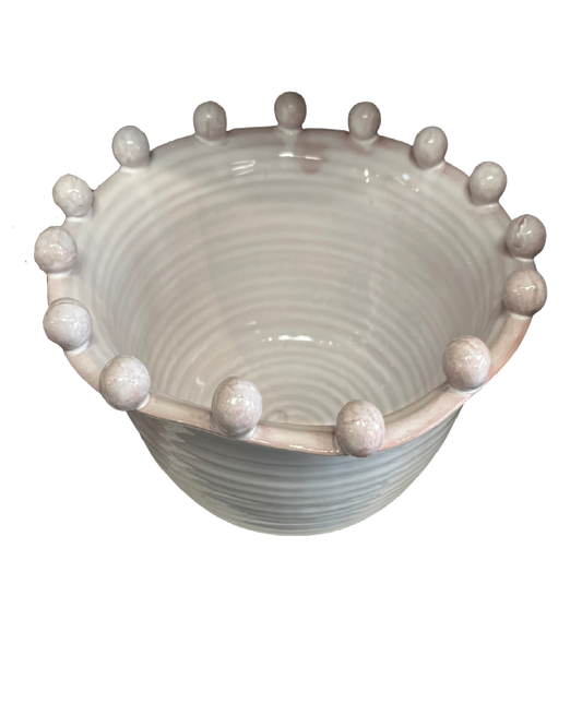 Clearance - Mud Pie - Beaded Side Bowl - Small