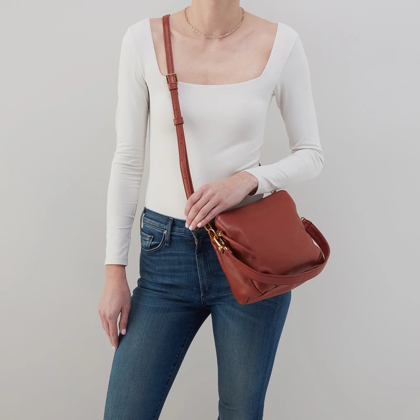 Hobo - Starr Convertible Shoulder Bag - Rust - Findlay Rowe Designs