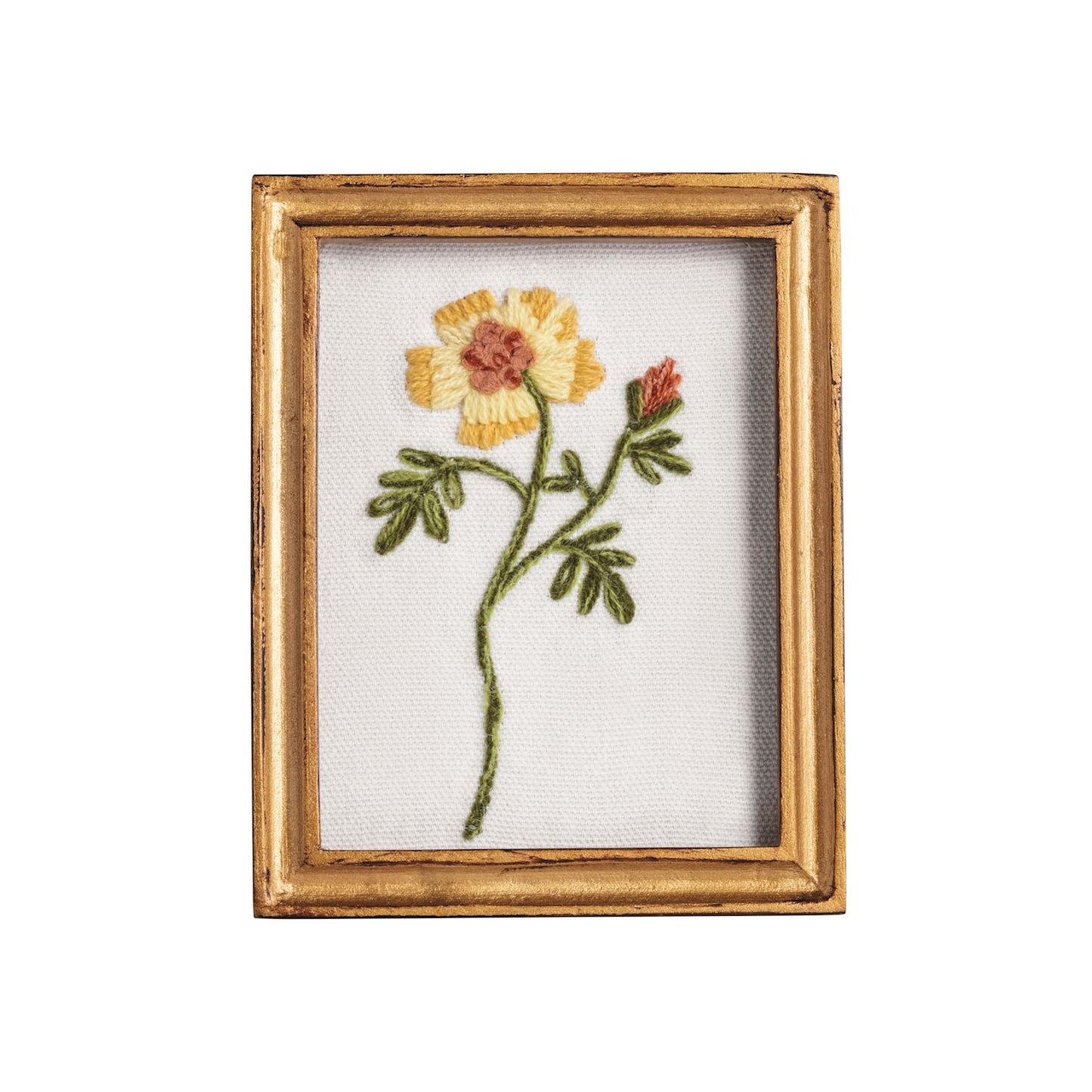 Mud Pie - Framed Floral - Embroidered - Findlay Rowe Designs