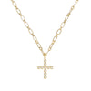 Natalie Wood - Necklace - Legacy Cross Drop - Gold - Findlay Rowe Designs