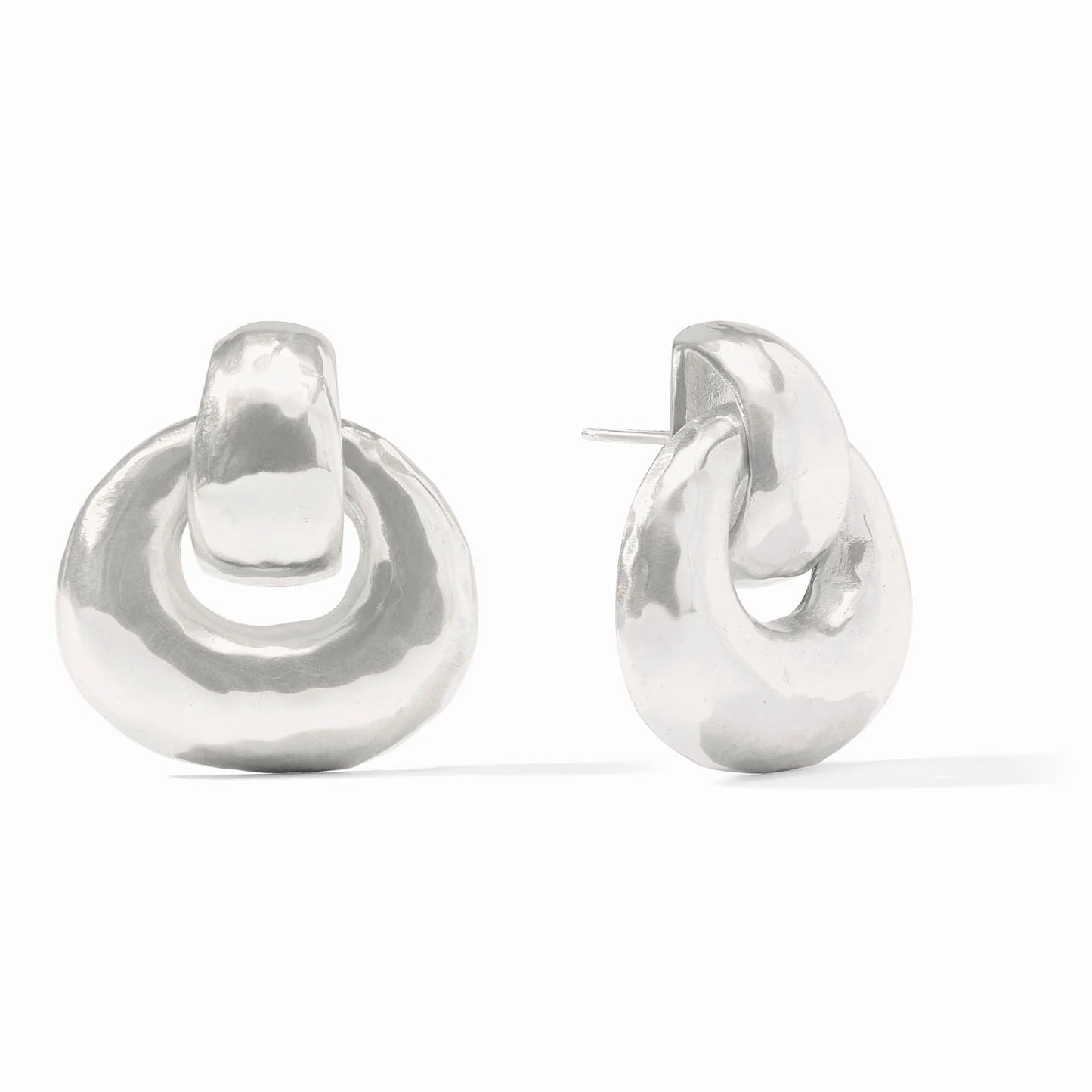 Julie Vos - Earring - Avalon Doorknocker - Silver - Findlay Rowe Designs