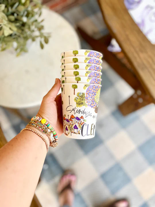 Party Cup - Reuseable - Clemson SC - Findlay Rowe Designs