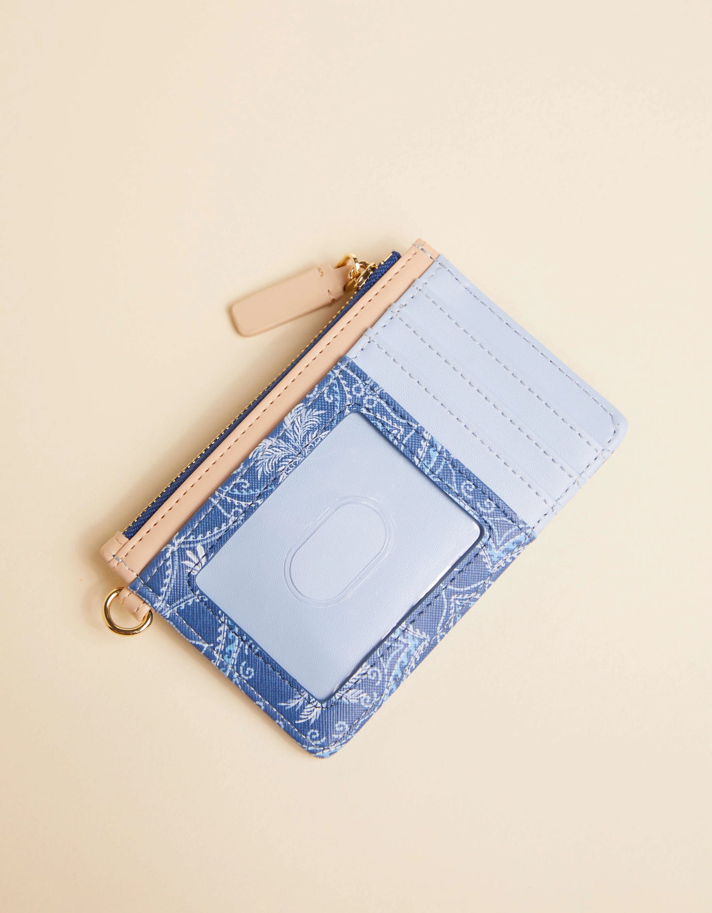 Spartina 449 - Slimcard Coinpurse - Ogeechee Palm Medallion - Findlay Rowe Designs