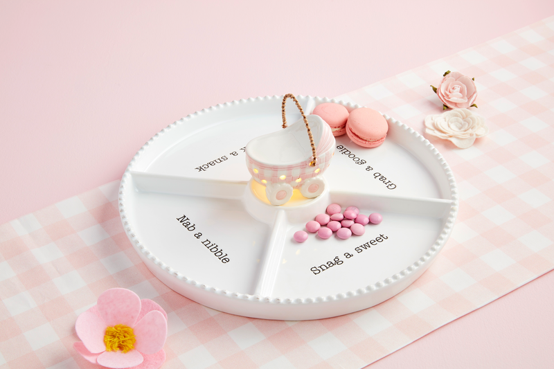 Mud Pie - Light-Up Sitter - Baby Carriage - Pink - Findlay Rowe Designs