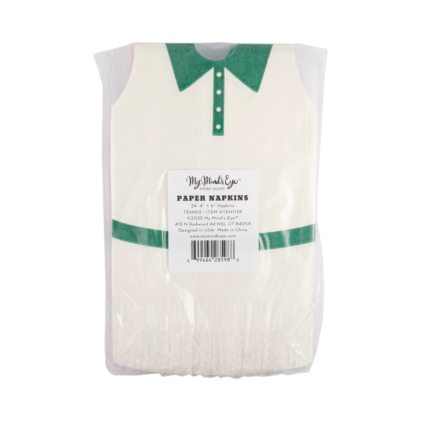Luncheon Napkin - Tennis Dress Fringe