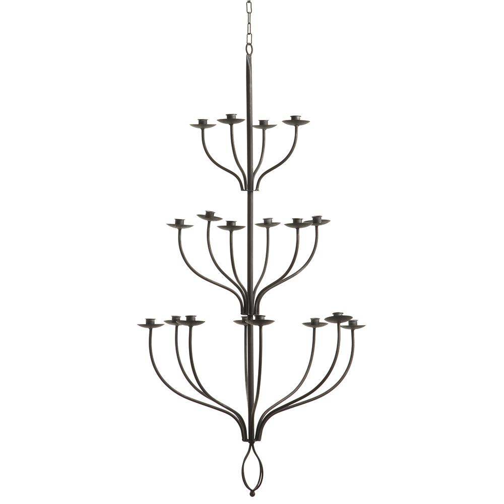 Candle Chandelier - Charcoal - Findlay Rowe Designs