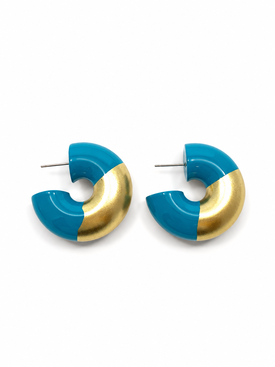 Accessory Jane - Earring - Bubble Hoop - Blue