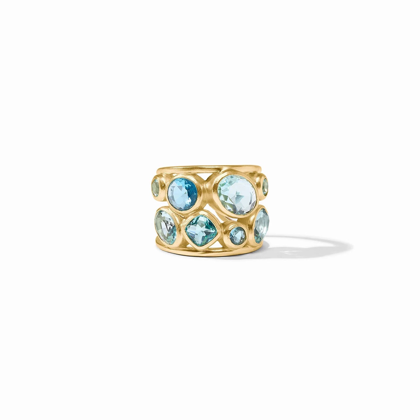 Kaleidoscope Statement Ring - Bahamian Blue