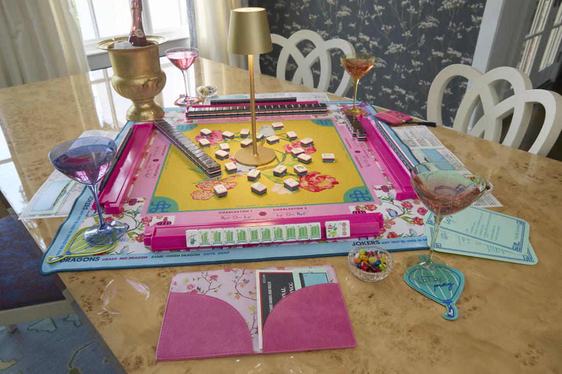 Oh My Mahjong - Mahjong Mat - Spring Fling x Brooke Wright - Findlay Rowe Designs