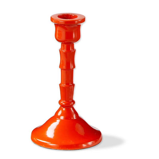 Taper Candle Holder - Zahra Orange - 5.25in - Findlay Rowe Designs