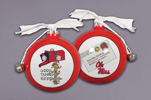 Ornament - Ole Miss Good Tidings Rebels