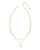 Kendra Scott - Necklace - Joelle Multi Strand - Gold Ivory Mother Of Pearl - Findlay Rowe Designs
