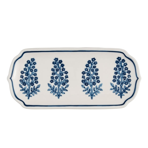 Mud Pie - Everything Tray - Blue Floral - Findlay Rowe Designs