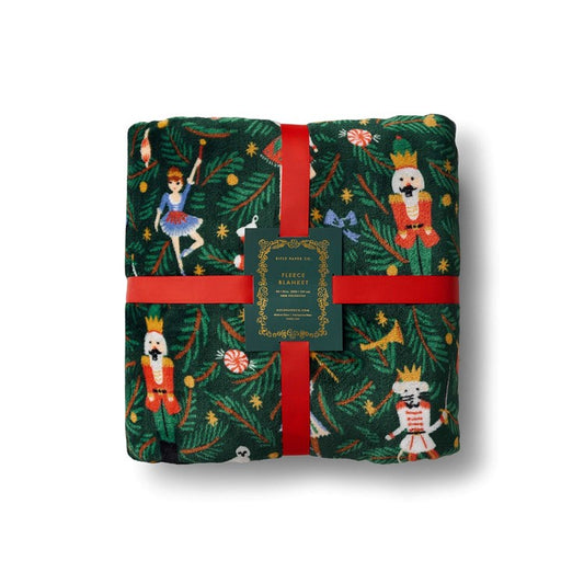 Rifle Paper Co - Fleece Blanket - Nutcracker