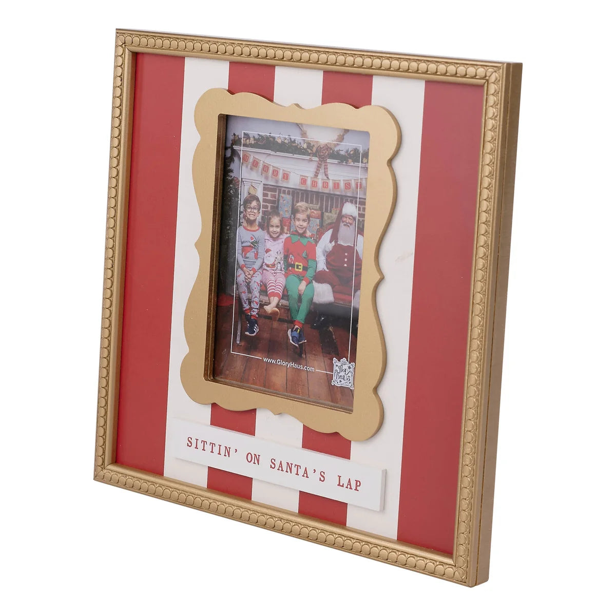 Glory Haus - 5x7 Frame - Sittin on Santa's Lap - Findlay Rowe Designs