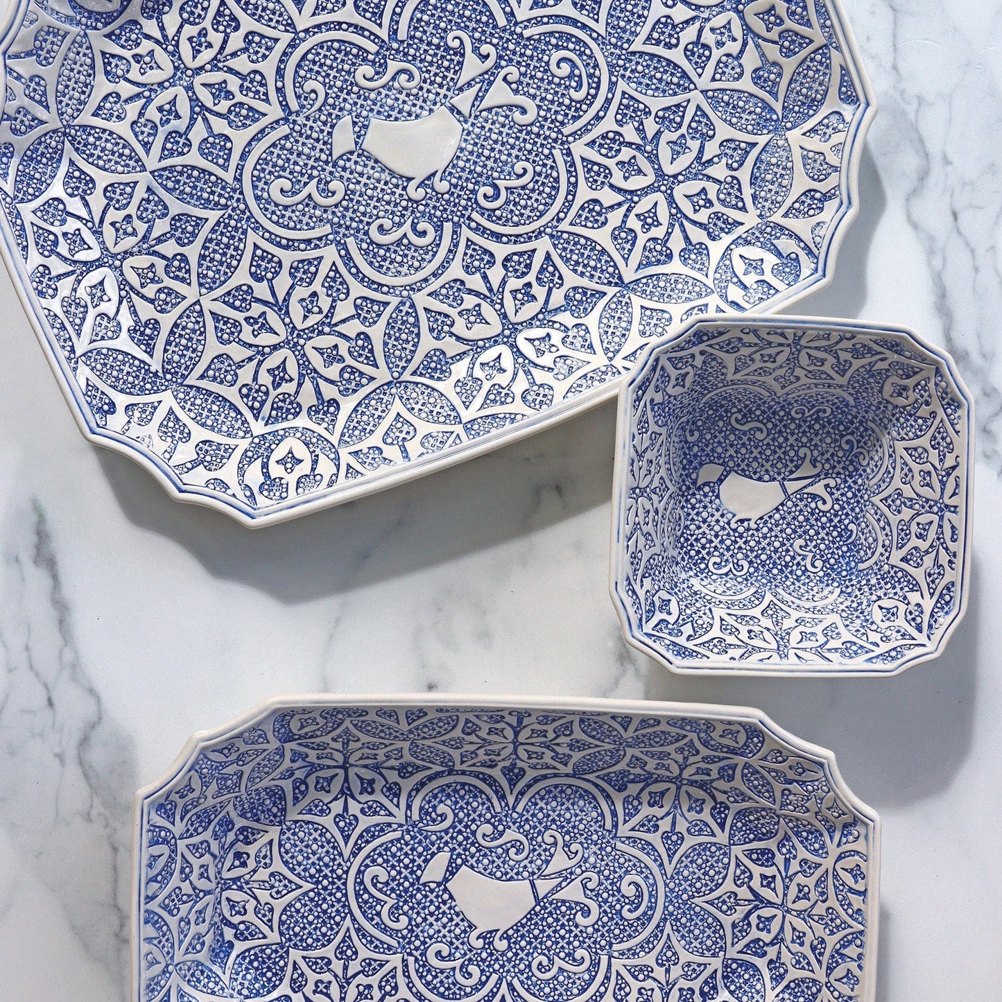 Vietri - Uccello Blue - Small Bowl - Findlay Rowe Designs