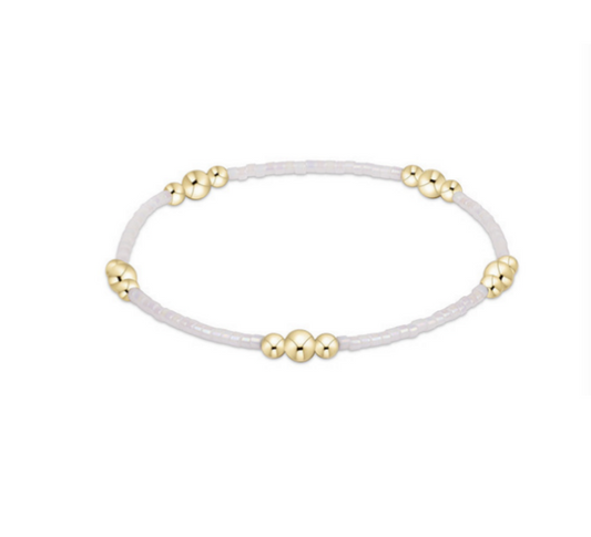 Enewton - Hope Purpose Gold Bracelet - Silky White - Findlay Rowe Designs
