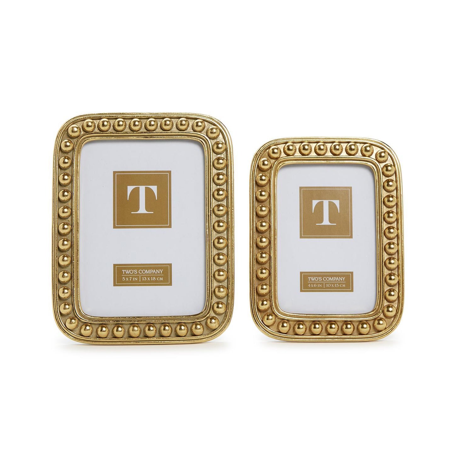 4x6 or 5x7 Gold Ball Frame