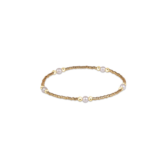 Enewton - Gameday Hope Purpose Pearl Bracelet - Gold Luster - Findlay Rowe Designs
