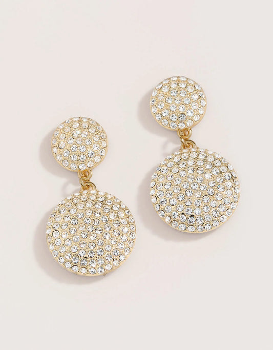 Spartina - Earrings - Dazzle Dot - Crystal