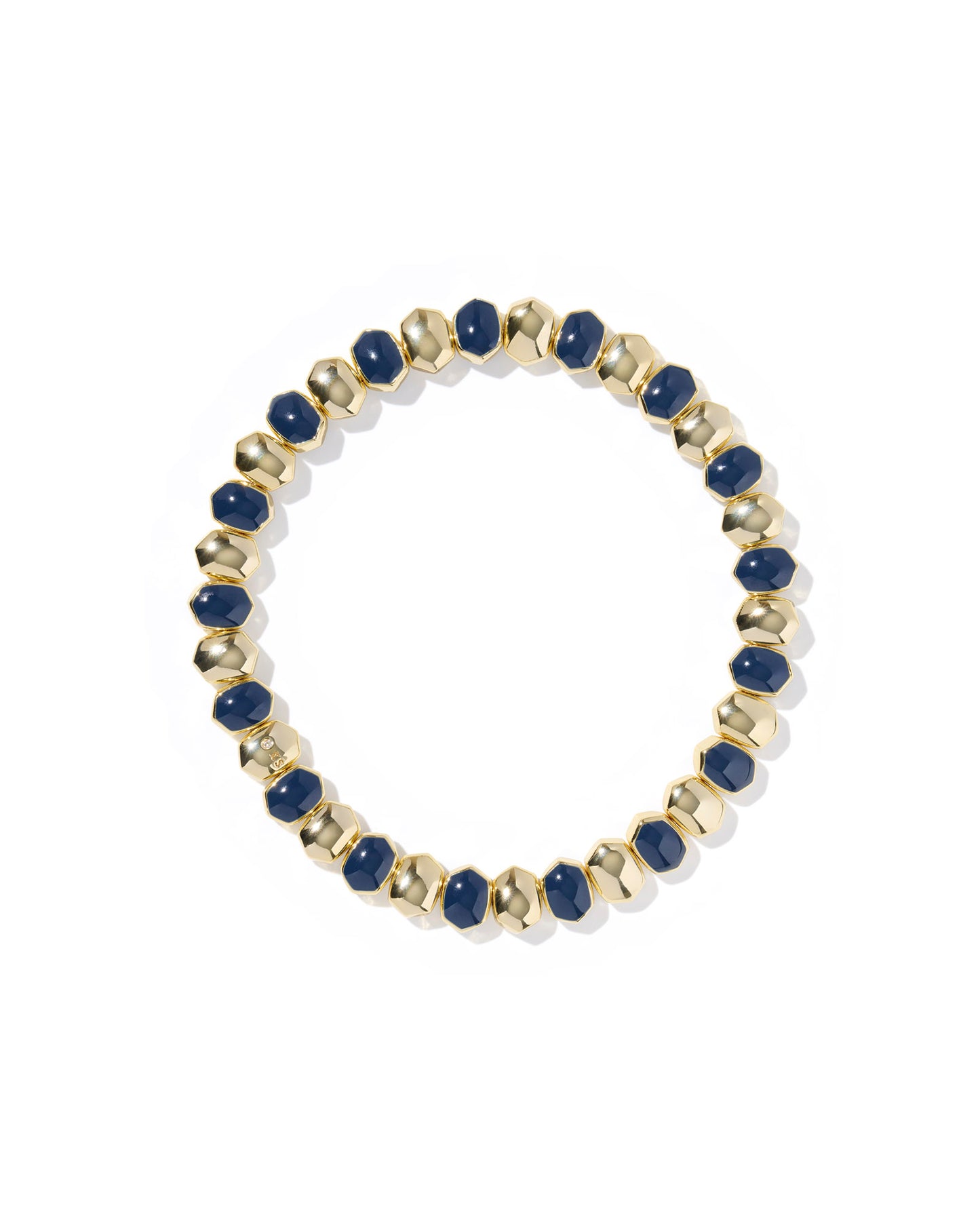 Kendra Scott - Bracelet - Daphne Enamel Stretch - Gold Navy Enamel - Findlay Rowe Designs