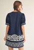 Jodifil - Dress - Embroidered Mini - Navy - Findlay Rowe Designs