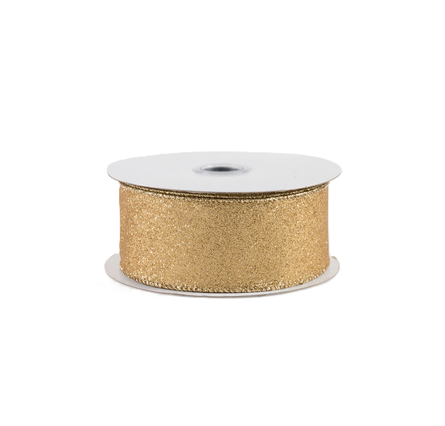 A&B Floral - Ribbon - 1.5in Shimmer Glitter Gold