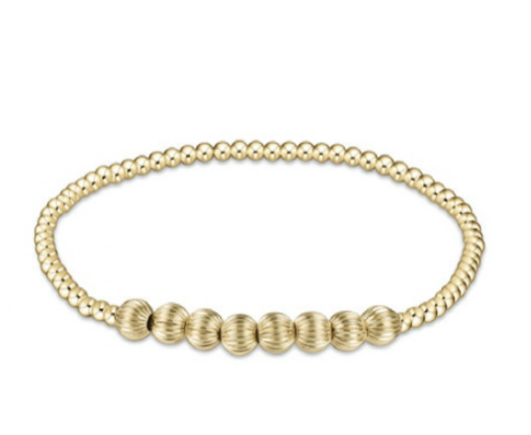 Enewton - Dignity Beaded Bliss 2.5mm Bead Bracelet - 5mm Gold - Findlay Rowe Designs