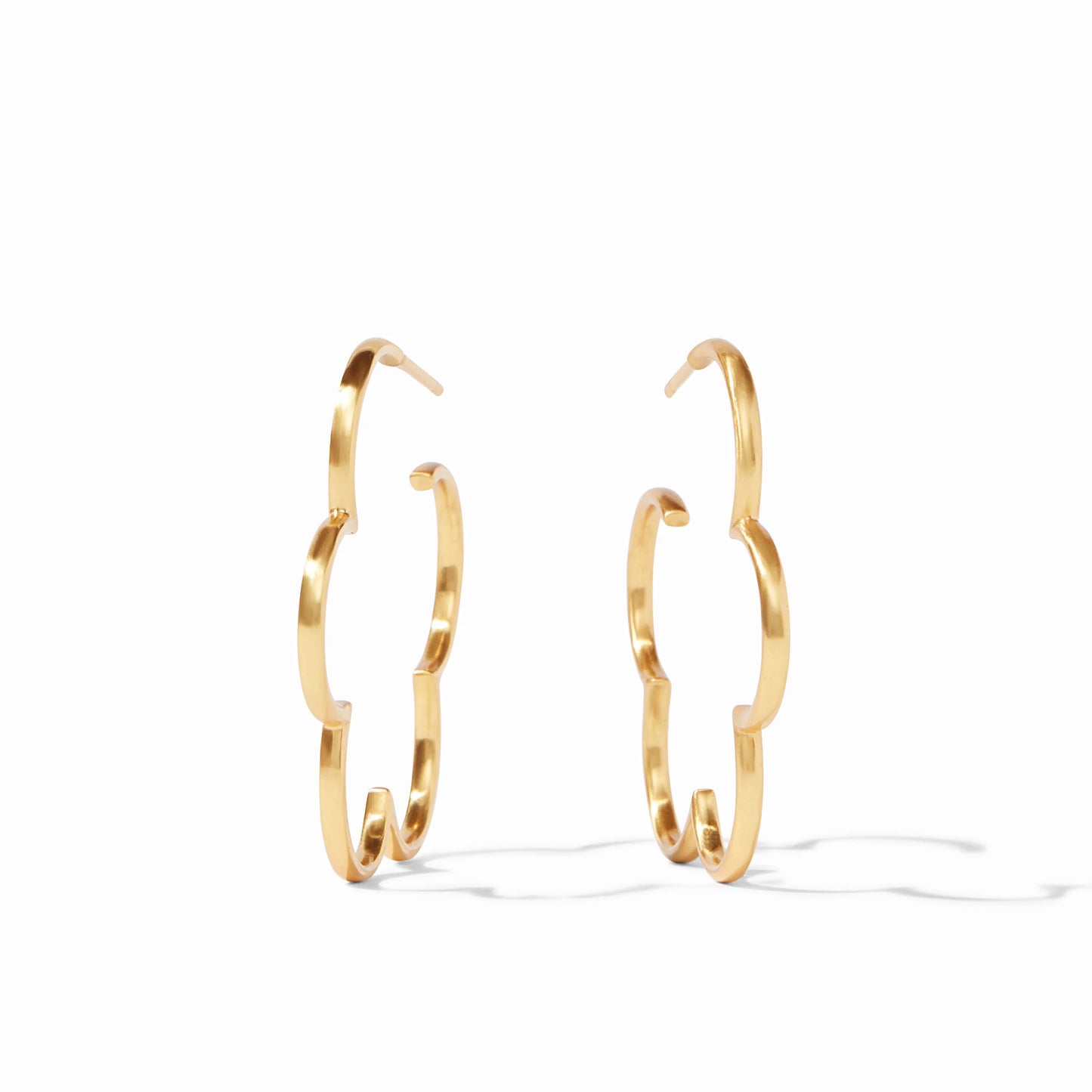 Julie Vos - Gardenia Hoop - Gold - Medium - Findlay Rowe Designs