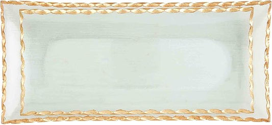 Mud Pie - Gold Edge Glass Tray - Small - Findlay Rowe Designs