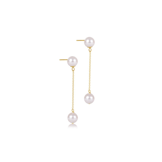 Enewton - Simplicity Chain Gold Drop - Pearl 8mm - Findlay Rowe Designs