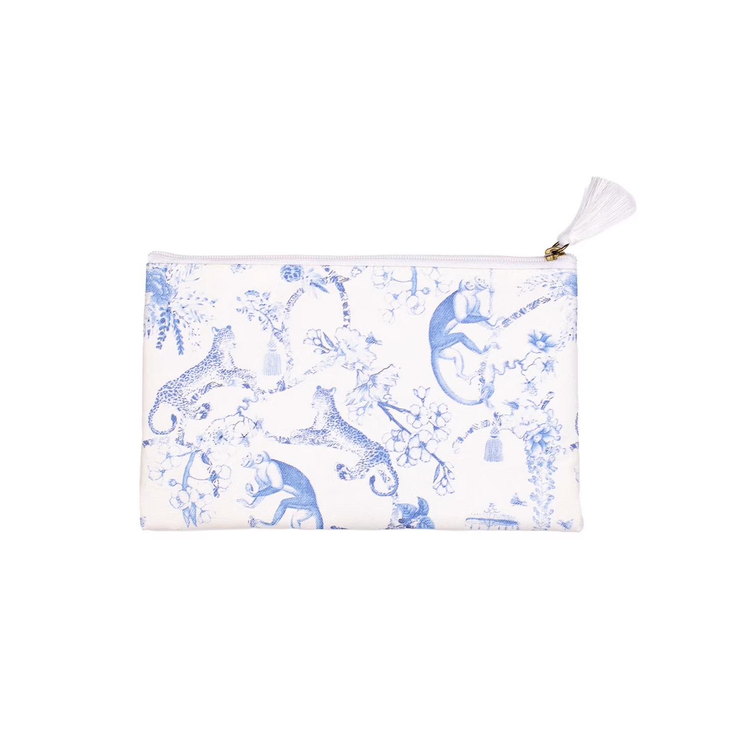 Royal Standard - Cosmetic Bag - Borneo - White Blue - Findlay Rowe Designs