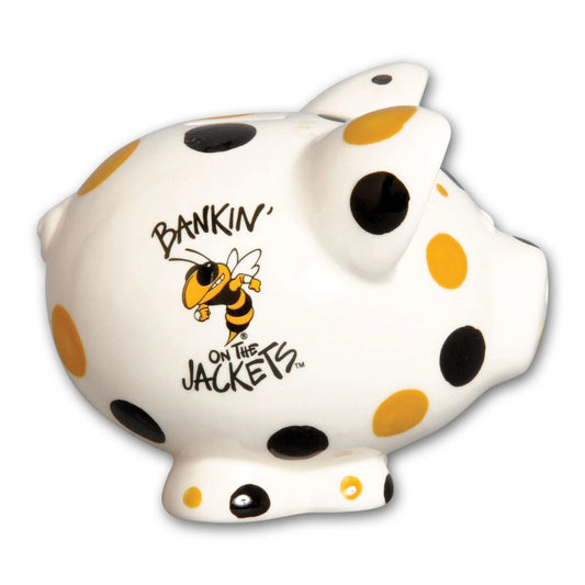 Baby - Piggy Bank - Georgia Tech - Findlay Rowe Designs