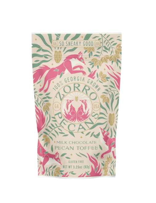 Zorro Pecans - Milk Chocolate Pecan Toffee