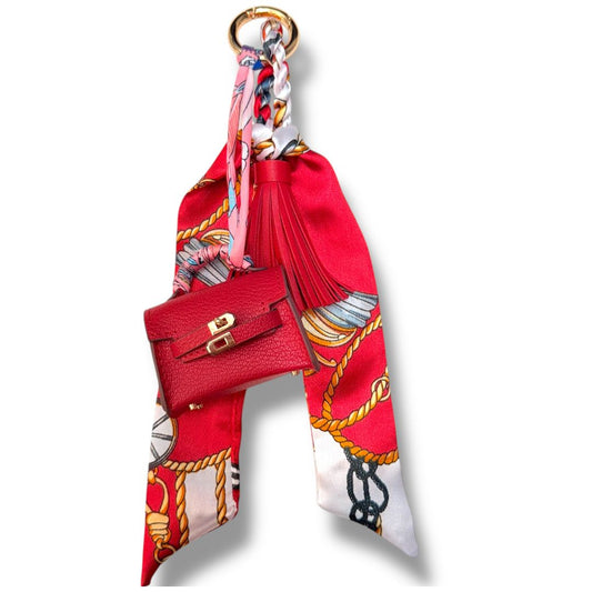Queens Design - Mini Bag Scarf Charm - Findlay Rowe Designs