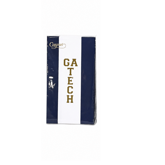 Caspari - Guest Towel Napkins - Gameday - Georgia Tech