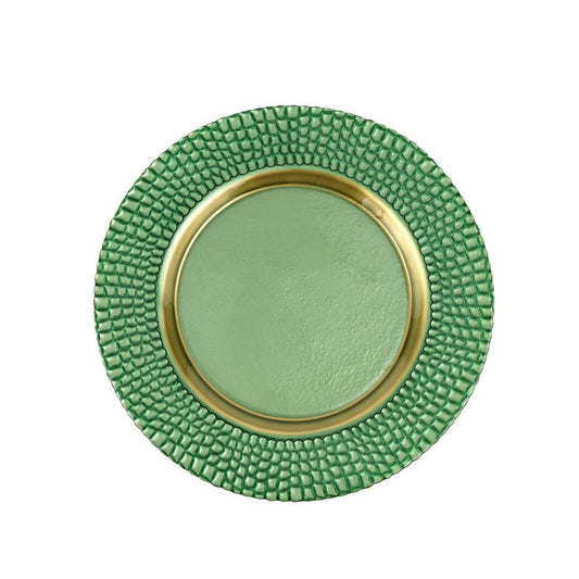 Vietri - Charger Plate - Pelli Glass - Green - Findlay Rowe Designs