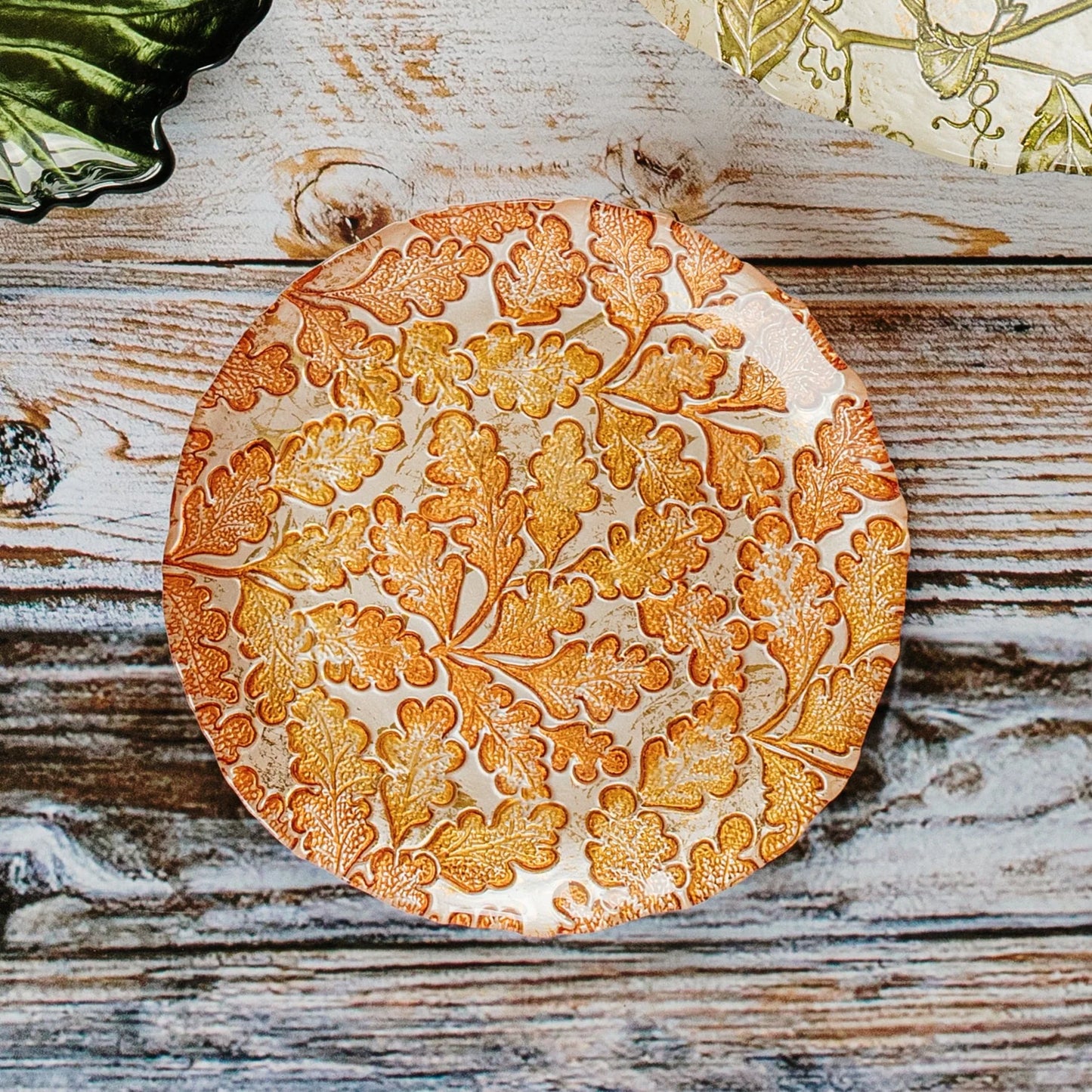 Vietri - Autunno Glass Salad Plate - Findlay Rowe Designs